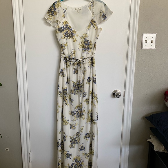 Joie Astilbe Silk Floral Maxi Dress - size M - Picture 4 of 4